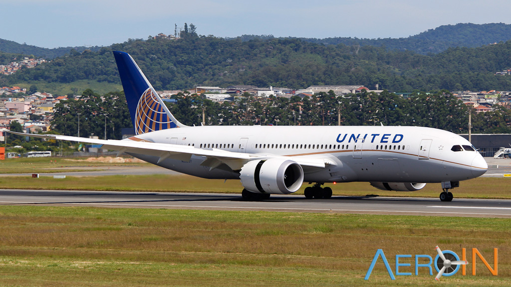 Avião Boeing 787 United Airlines