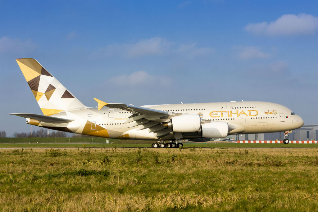 Avião Airbus A380 Etihad