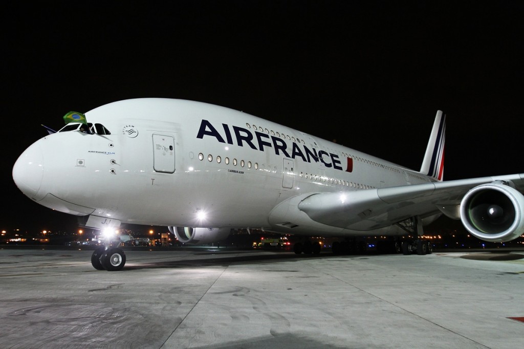 Avião Airbus A380 Air France