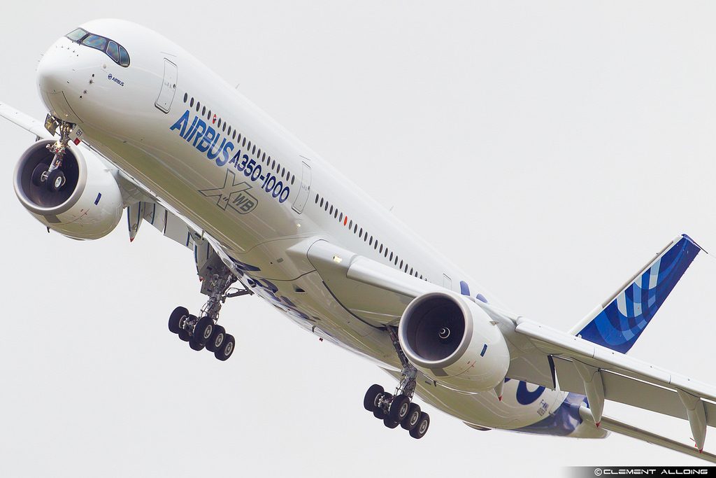 Avião Airbus A350-1000 Singapore Airshow