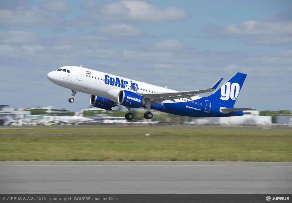 Avião Airbus A320neo GoAir