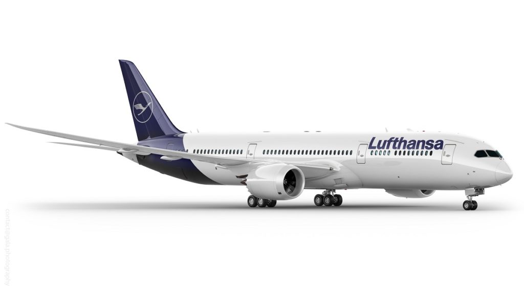 Avião Boeing 787 Lufthansa