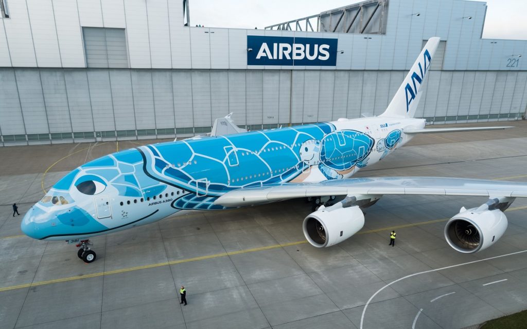 Avião Airbus A380 ANA All Nippon Airways