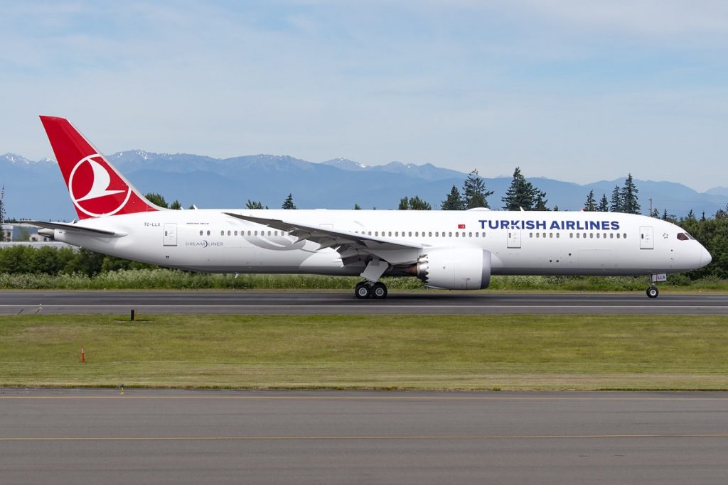 Avião Boeing 787-9 Turkish Airlines
