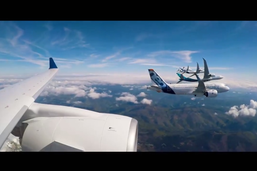 Airbus Vídeo Voo 50 Anos bastidores