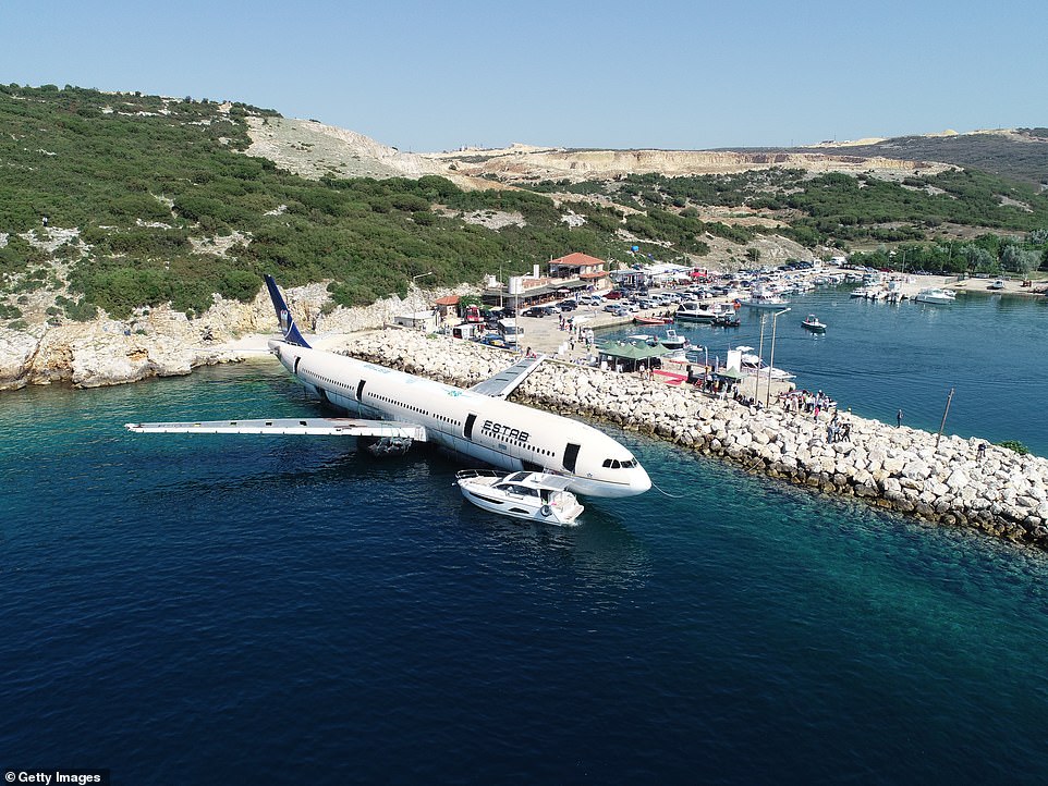 Avião Airbus A330 afundado Turquia
