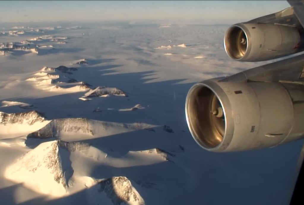 Antartica Flight Australia