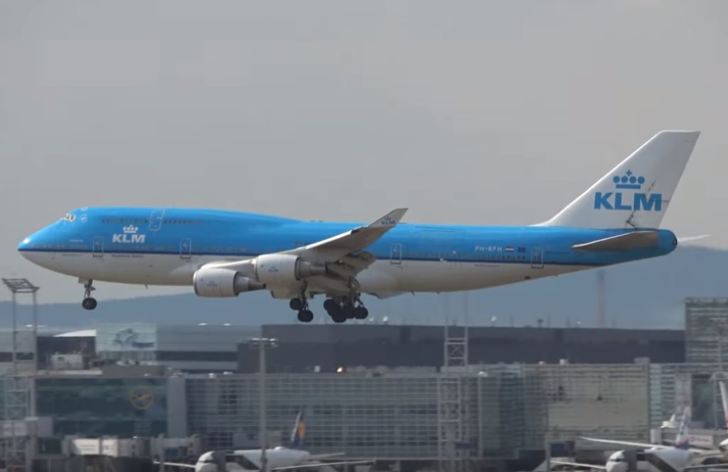 Video Pouso 747 KLM