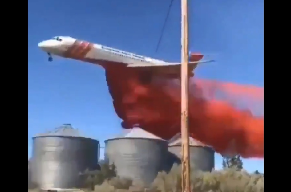 Print Vídeo MD-87 rasante incêndio