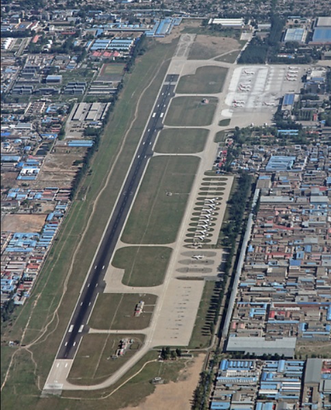 Aeroporto Nanyuan Imagem Aérea China