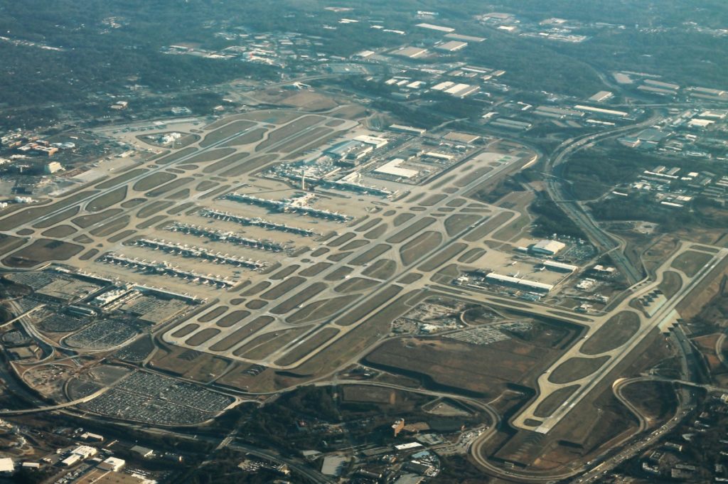 Imagem Aérea Aeroporto Atlanta Hartsfield