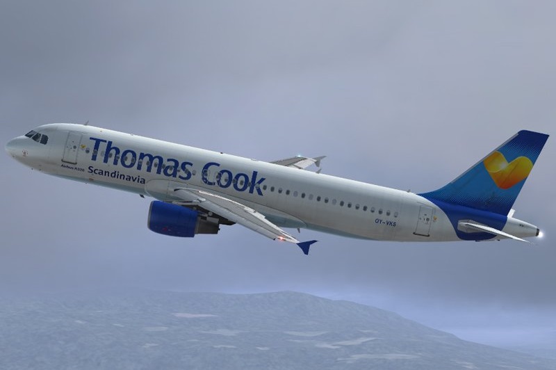 Avião Airbus A320 Thomas Cook Scandinavia