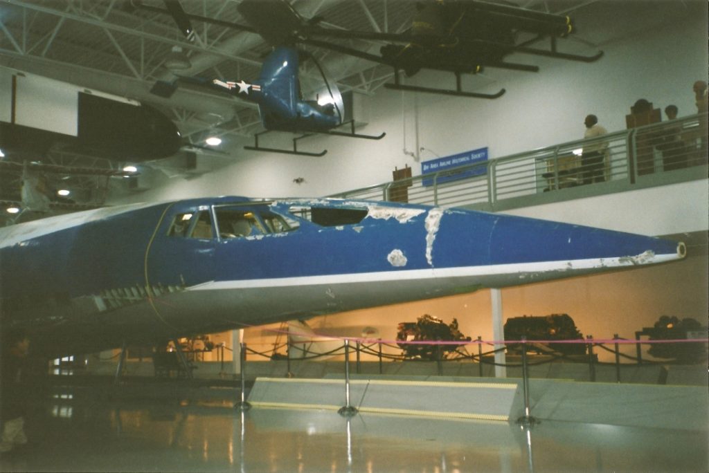 Boeing 2707 mockup em um museu dos EUA