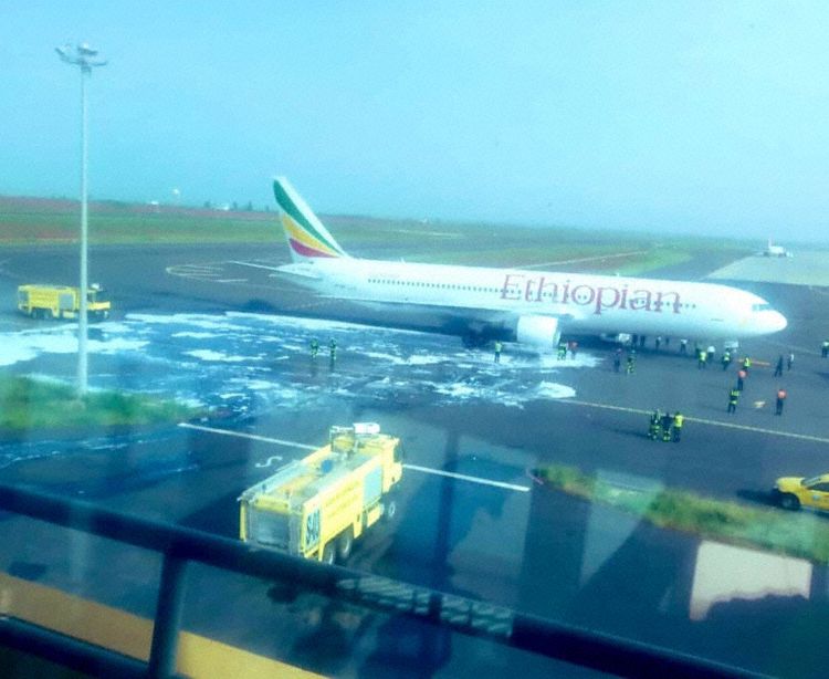 Falha Motor 767 Ethiopian Dakar