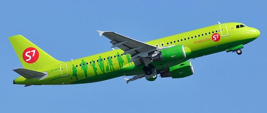 Avião Airbus A320 S7 Airlines