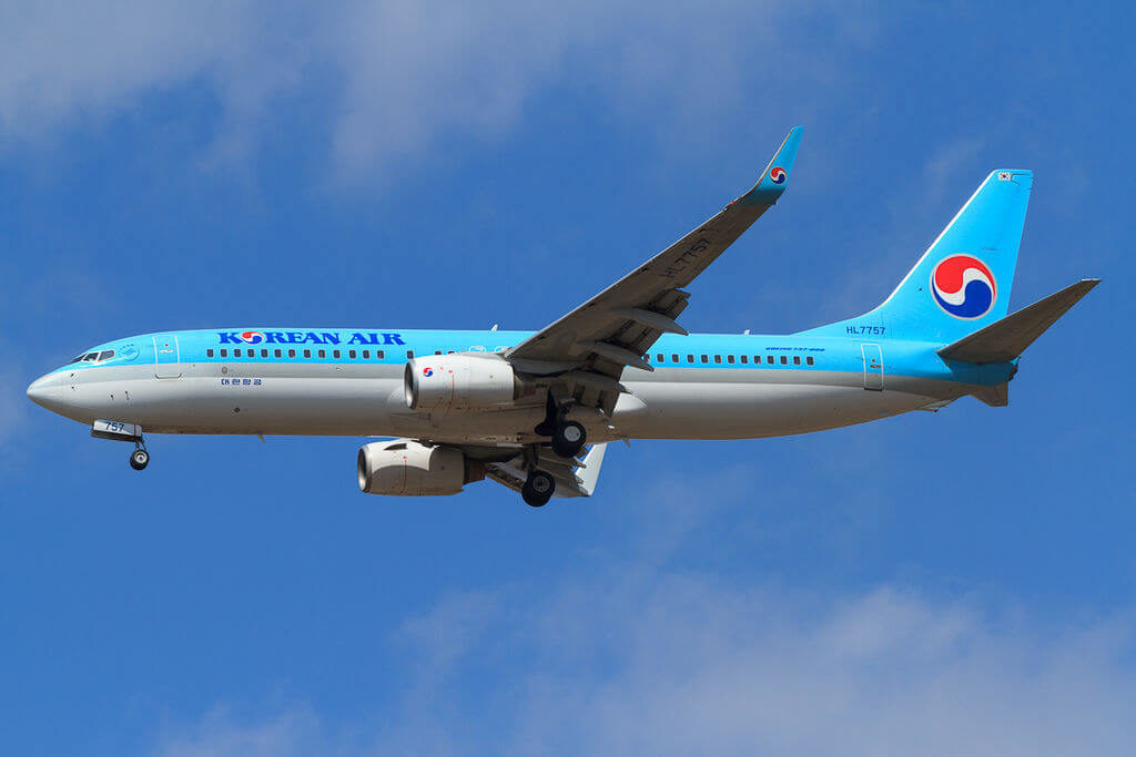 Avião Boeing 737NG Korean Air