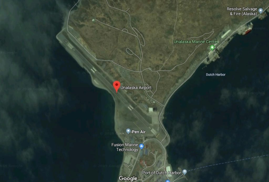 Mapa Unalaskka Airport Google Maps