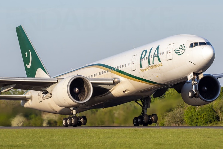 Avião Boeing 777 PIA Pakistan