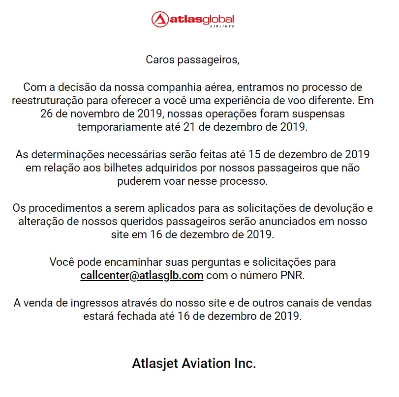 comunicado site atlasglobal airlines 191127