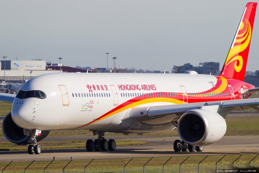 Avião Airbus A350 Hong Kong Airlines HNA