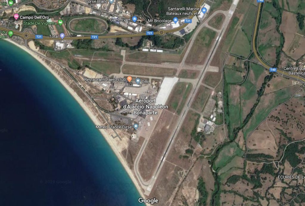 Aeroporto Ajaccio Napoleon Bonaparte Google Maps