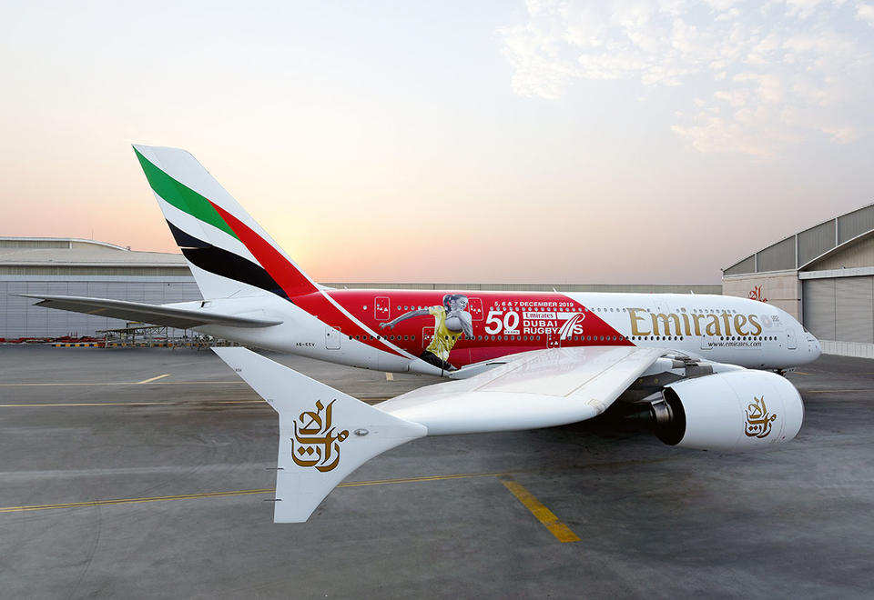Emirates Dubai Rugby Sevens A380
