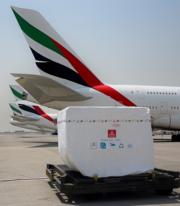 Emirates SkyCargo White Cover
