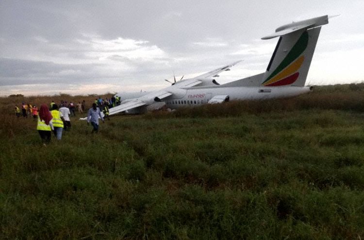 Acidente Avião Dash 8-400 Ethiopian Decolagem Juba