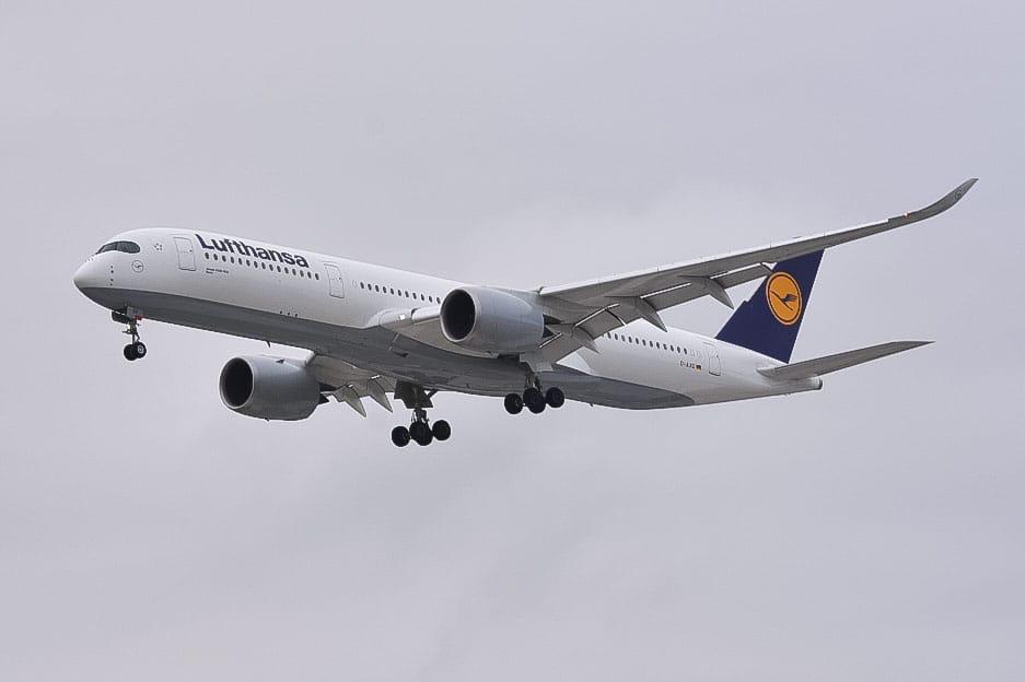Lufthansa A350-900 Primeiro Pouso Brasil