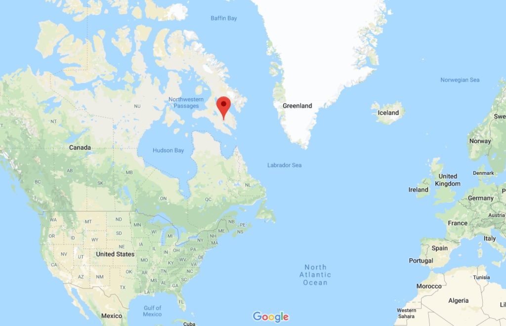 Iqaluit Mapa