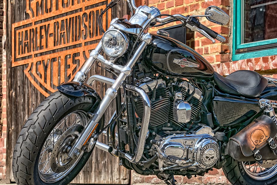 Moto Motorcycle Harley Davidson
