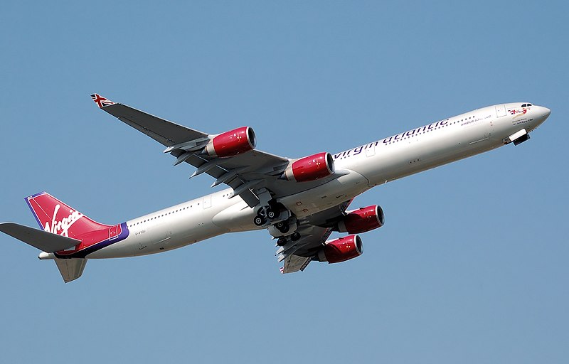 Avião Airbus A340-600 Virgin Atlantic