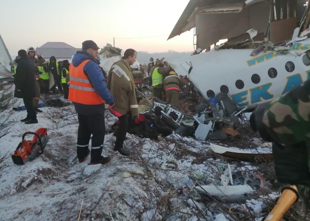 Acidente Fokker 100 Bek Air Almaty