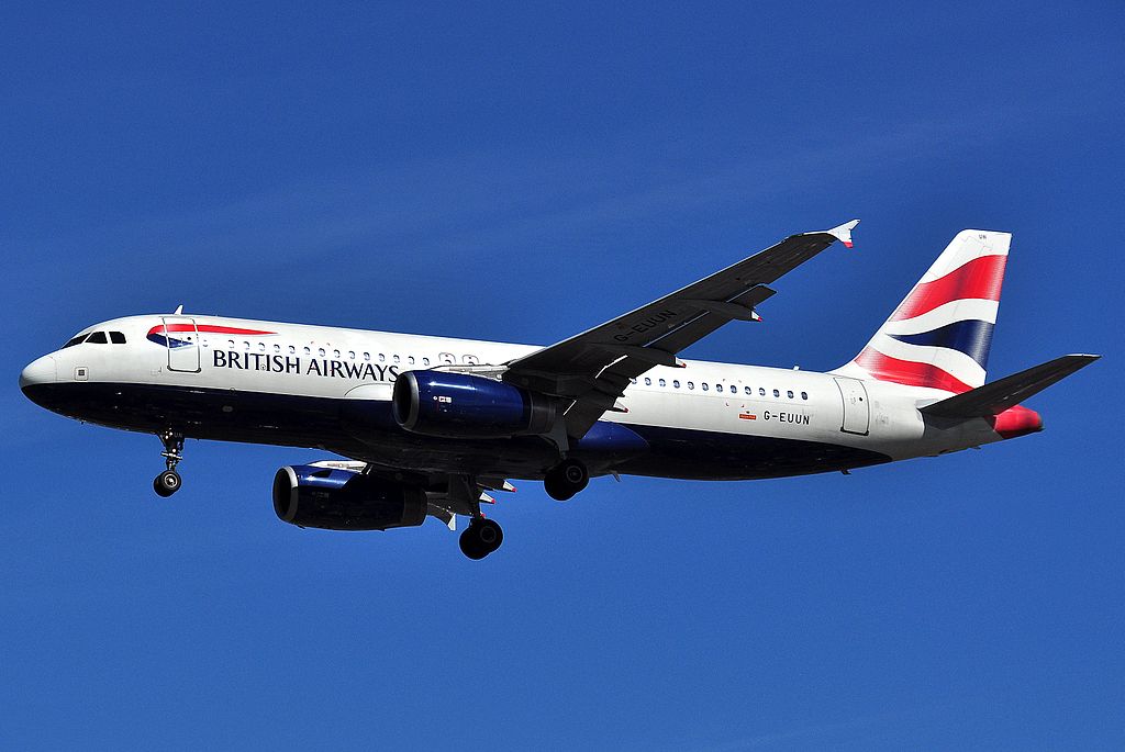 Avião Airbus A320 British Airways