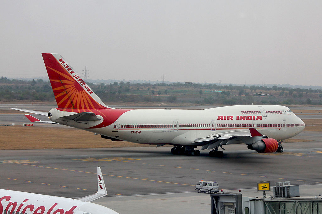 Avião Boeing 747-400 Air India