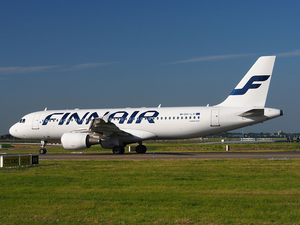 Avião Airbus A320 Finnair