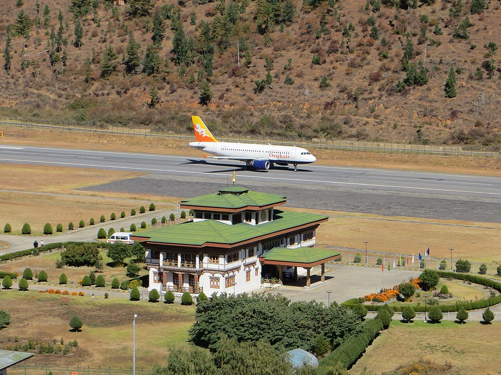 Doug Knuth Paro Airport Bhutan