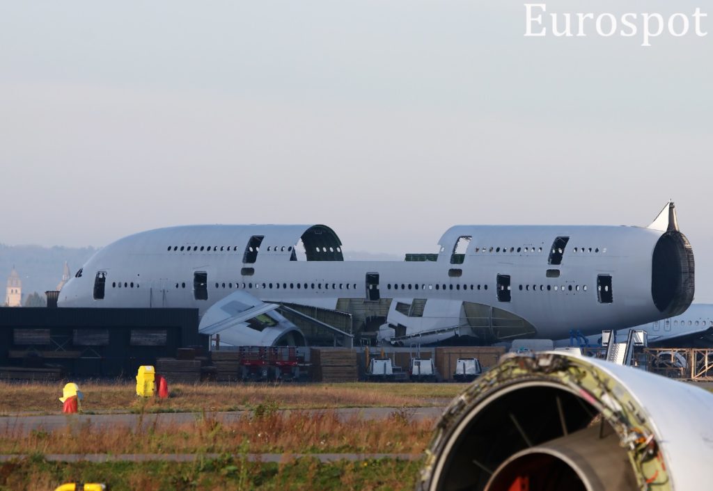 Primeiro A380 desmontado na história