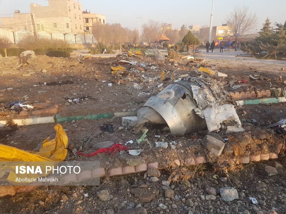 Crash Site Queda Boeing 737 Irã