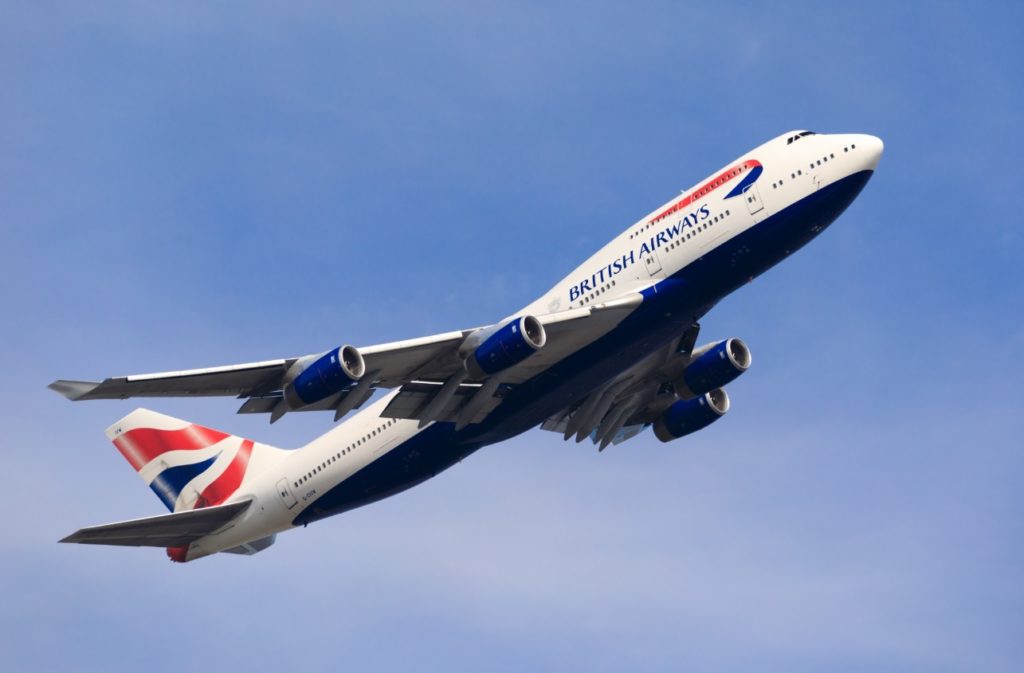 Avião Boeing 747-400 British Airways