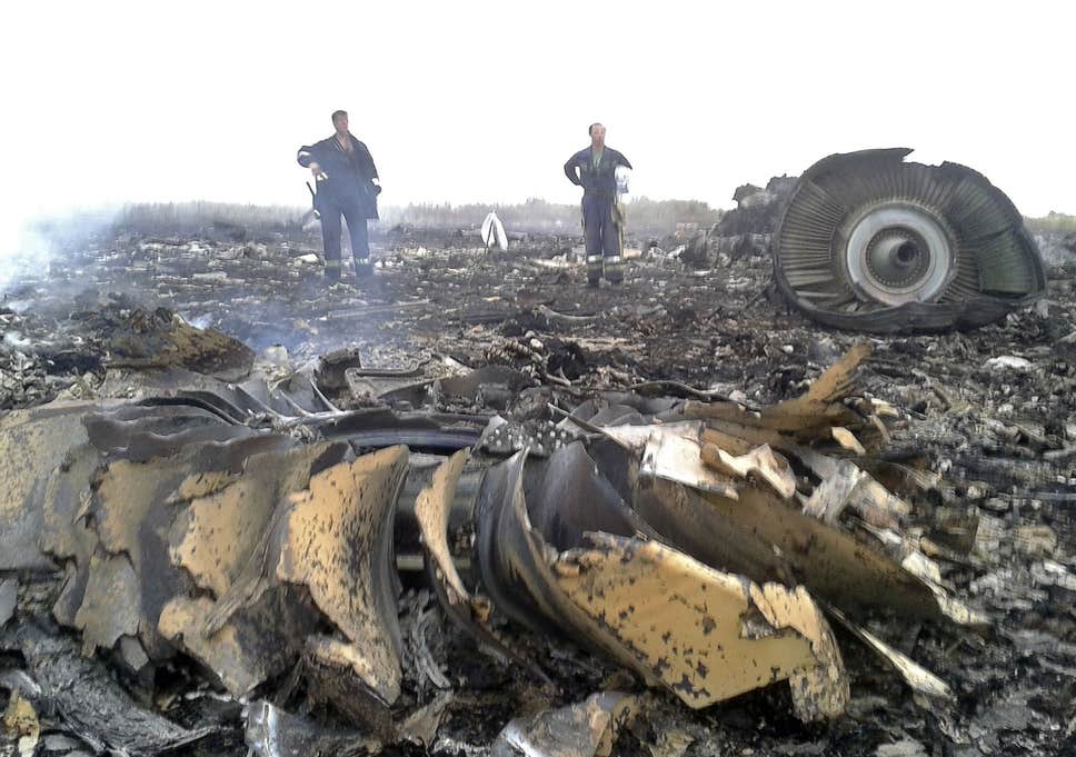 Malaysia Airlines 777-200 MH17 Crash Site