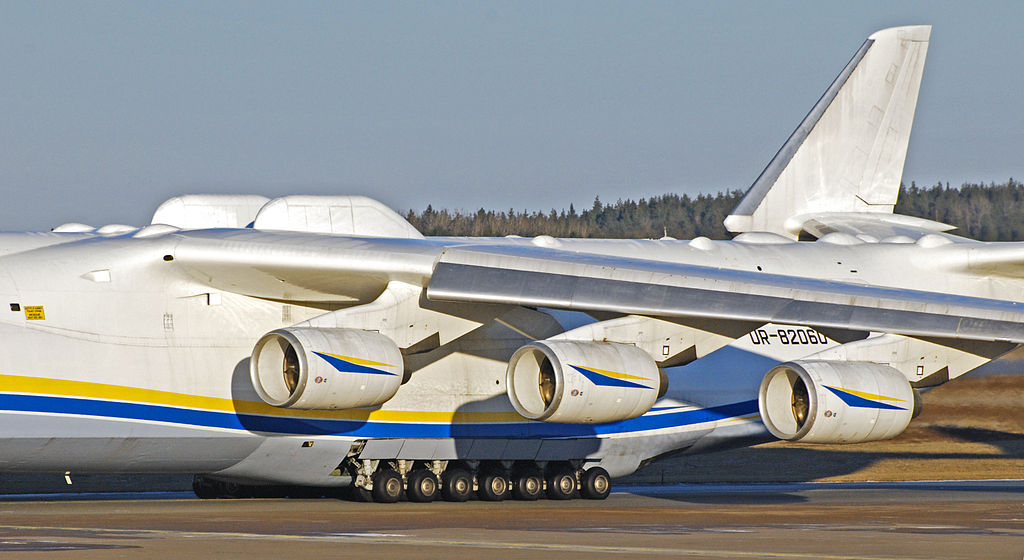 Avião AN-225 Motores