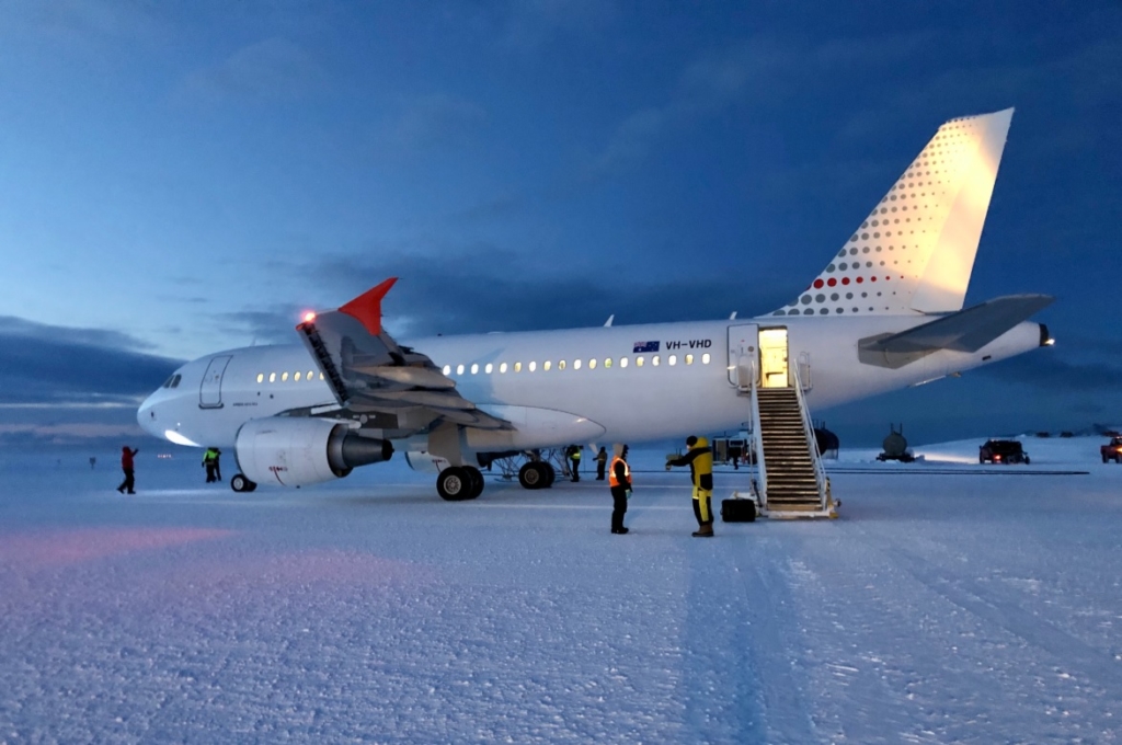 Avião Airbus A319 SkyTraders Missão Resgate Antártica