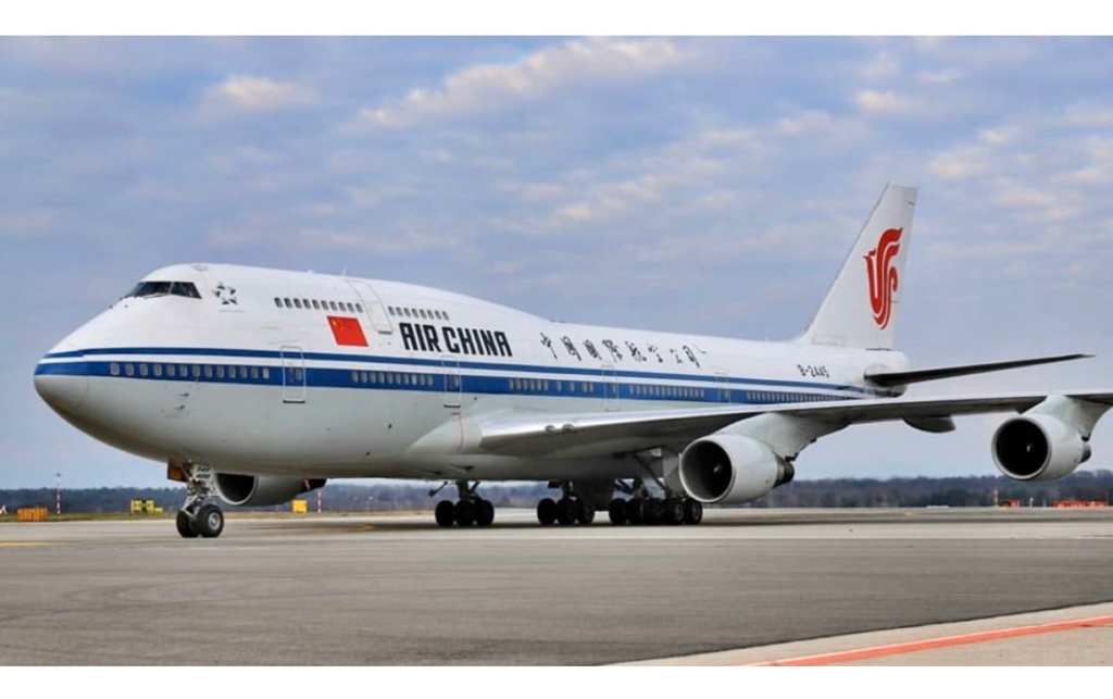 Boeing 747-400 Air China Voo Milão Coronavírus