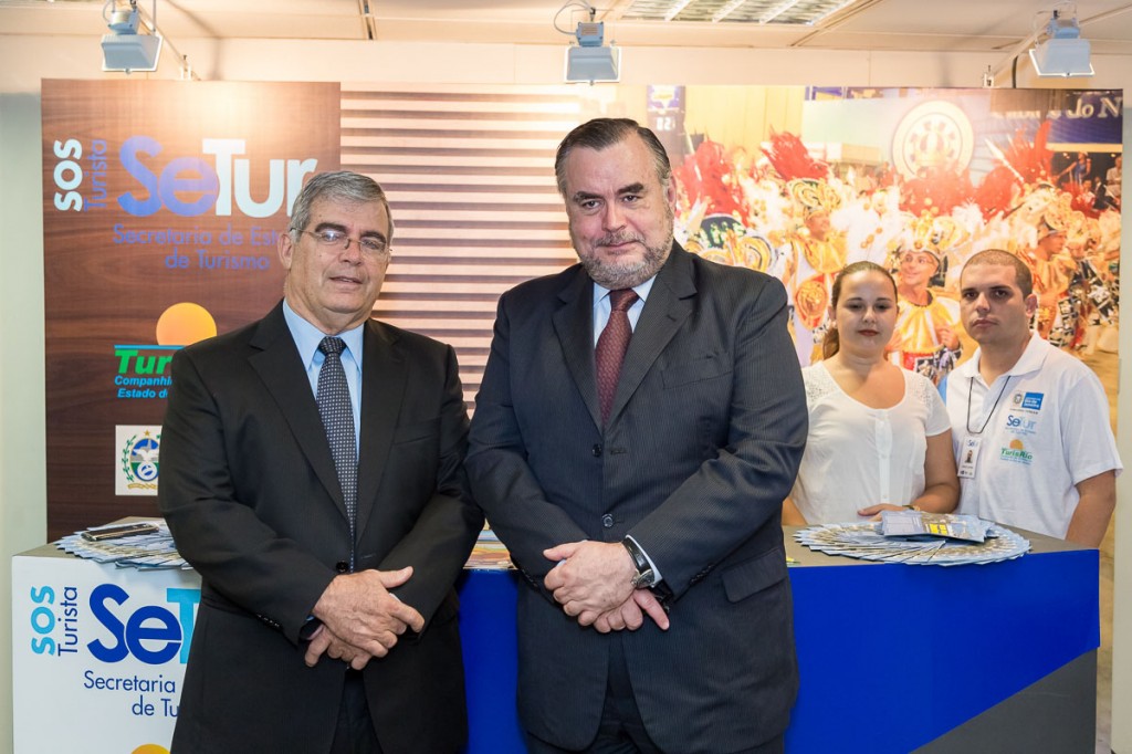Carlos Luiz Martins (Subsecretário de Turismo - Ex Presidente da Varig) Claudio Magnavita (Secretário de Turismo RJ)