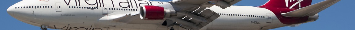 Avião Boeing 747 Virgin