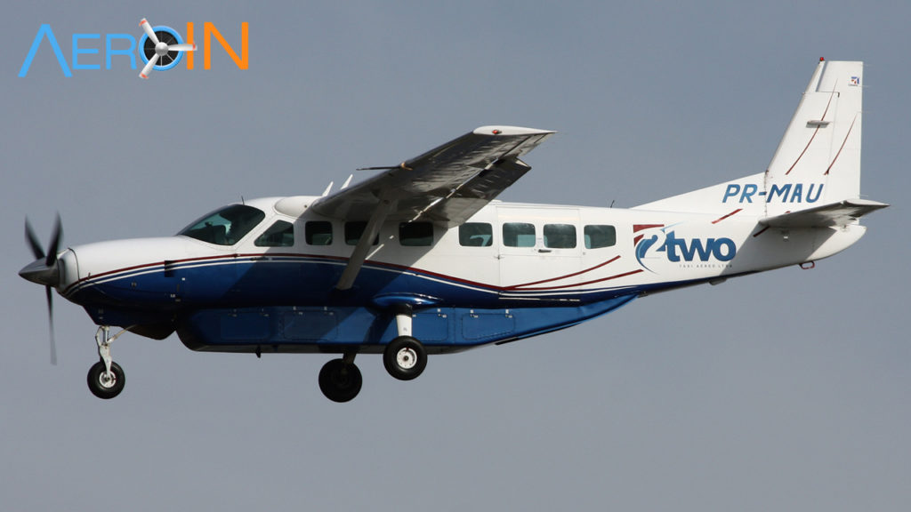 Avião Cessna Carvam TwoFlex Azul