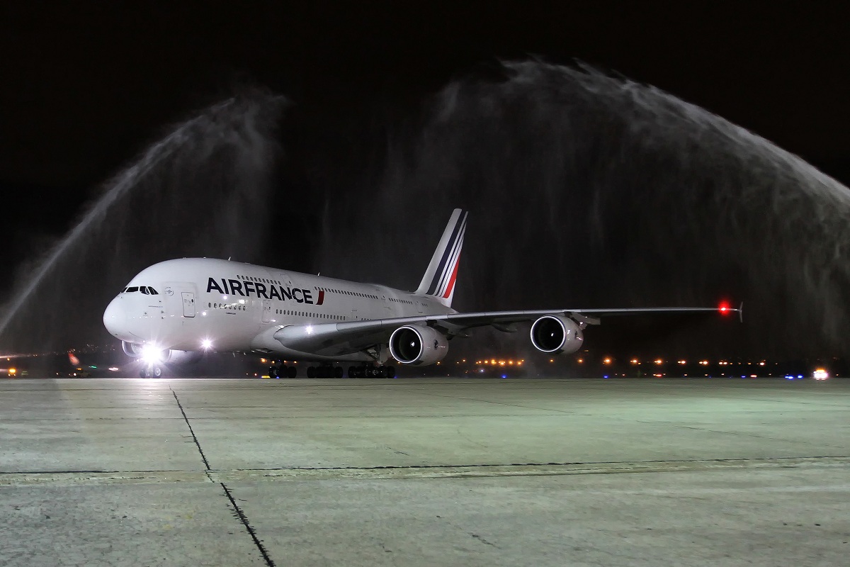 Avião Airbus A380 Air France