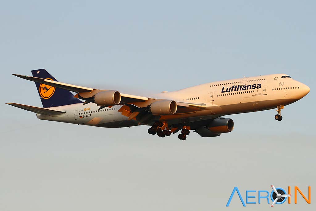 Avião Boeing 747-8 Lufthansa
