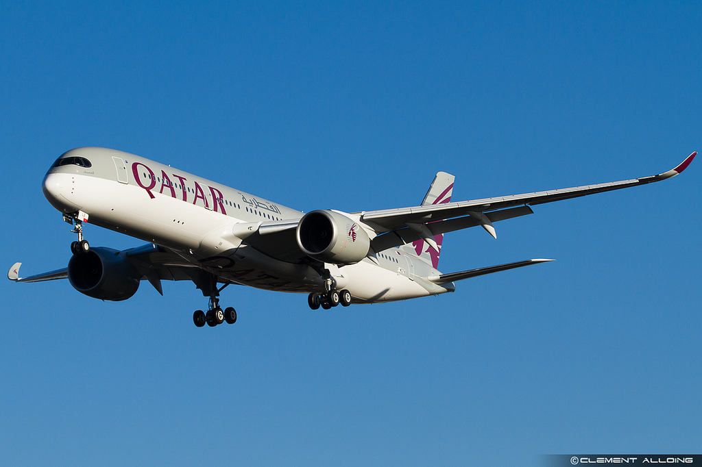 Avião Airbus A350-900 Qatar Airways